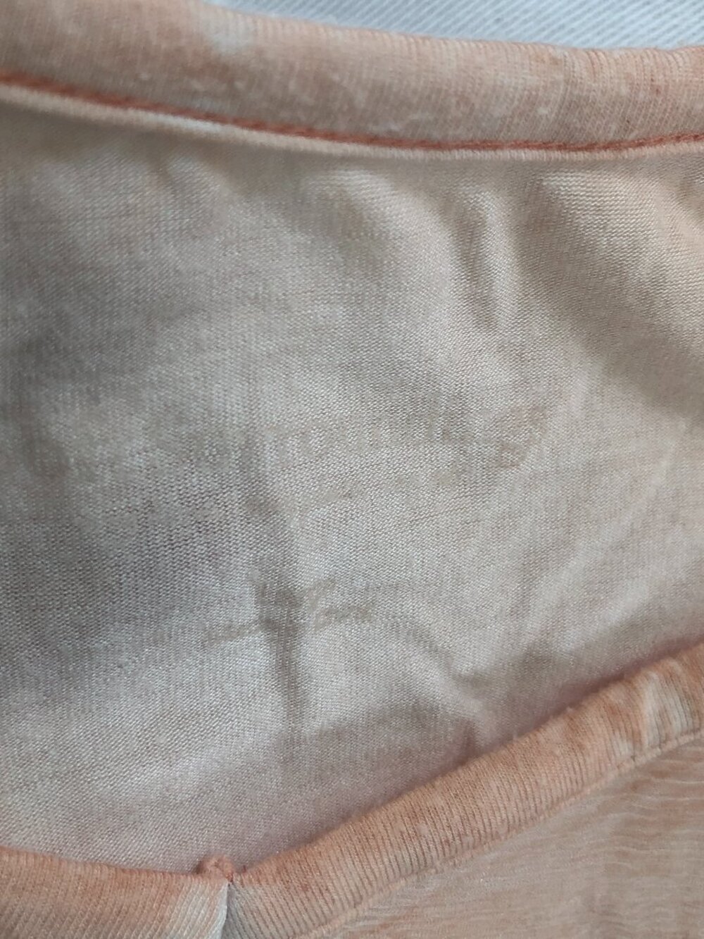 Soft Surroundings 100% Silk Peach Tunic Tank Large Fairycore Ethereal Gauzy - Picture 2 of 9
